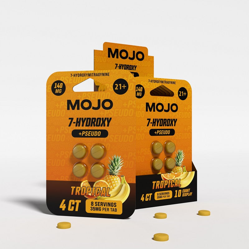 MOJO 7-Hydroxy+Pseudo High Strength 35mg | 4 Pack