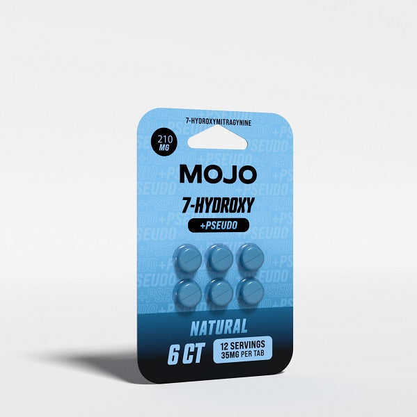 MOJO 7-Hydroxy+Pseudo High Strength 35mg | 6 Pack