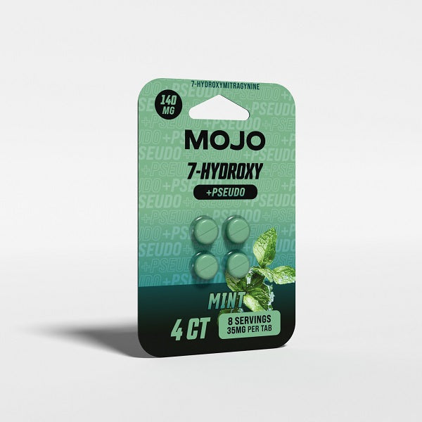 MOJO 7-Hydroxy+Pseudo High Strength 35mg | 4 Pack