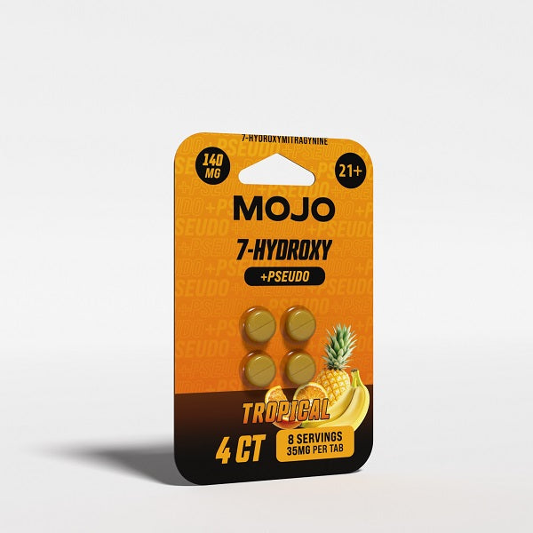 MOJO 7-Hydroxy+Pseudo High Strength 35mg | 4 Pack
